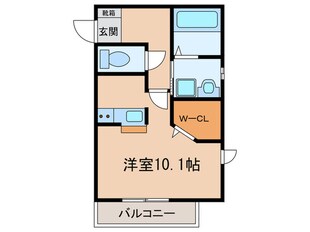 クレ－ル高畑の物件間取画像